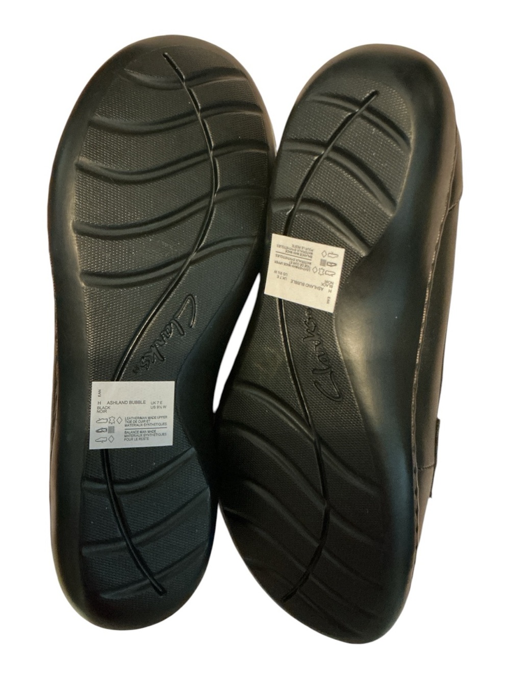 Clarks Black Leather Tassel Loafers 91/2W. NWOB - Picture 5 of 5